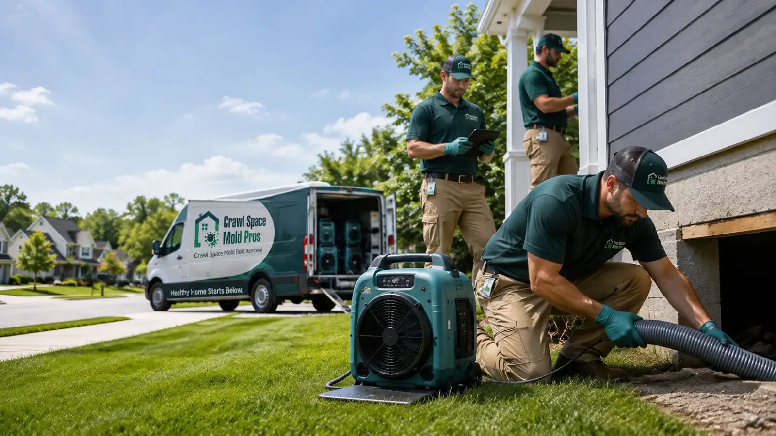 Crawl Space Mold Removal in Chadds Ford, PA